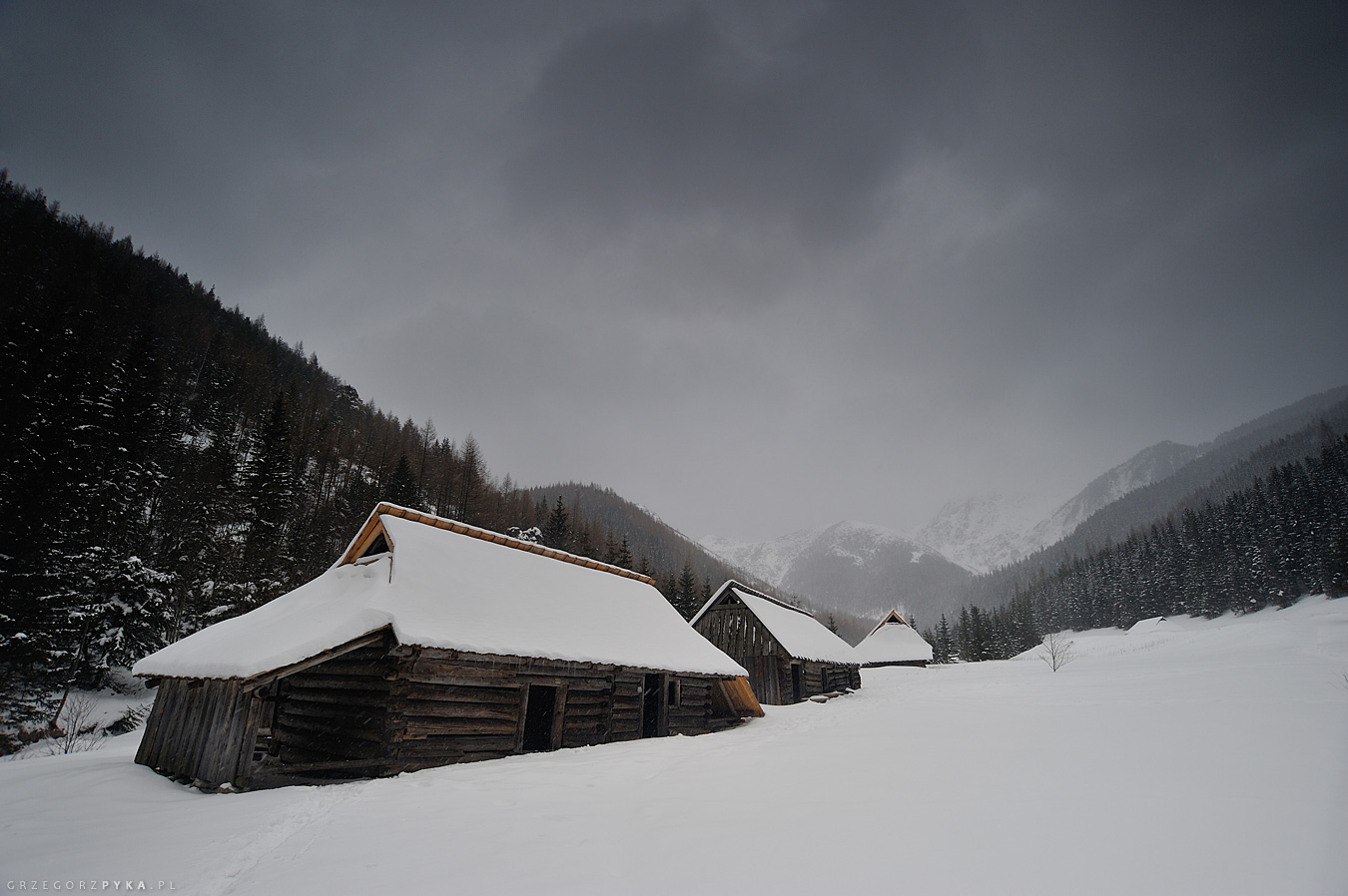 Dolina Jaworzynka zdjęcie, zima w Tatrach