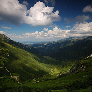 Dolina Kondratowa zdjęcie, fotografa z widokiem na Dolinę Kondratową