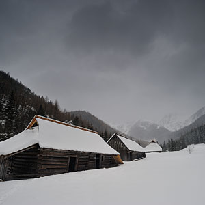 Dolina Jaworzynka zdjęcie, zima w Tatrach